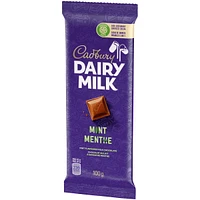 Cadbury Dairy Milk, Mint, Mint Flavoured Milk Chocolate, Chocolate Bar, 100g