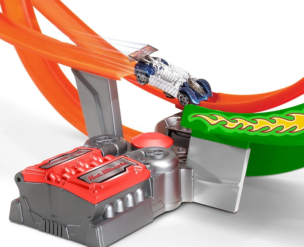 Hot Wheels Coffret Piste de course Motorisée