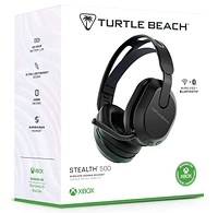Turtle Beach® Stealth™ 500 – Noir Xbox Series X|S et Xbox One Bluetooth® : iOS, Android, PC, et autres appareils équipés du Bluetooth® Xbox Series X/S