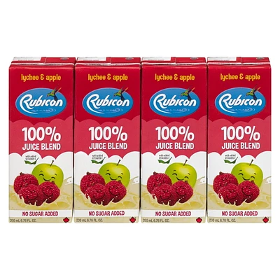 Rubicon Lychee & Apple 'No Sugar Added' 100% Juice Blend