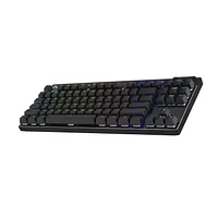 Logitech G PRO X 60 LIGHTSPEED Wireless Gaming Keyboard, Ultra Compact TKL 60% Mechanical Keyboard for Windows PC, LIGHTSYNC RGB, Dual-Shot PBT Keycaps, GX Optical Tactile Switches - Black<br>