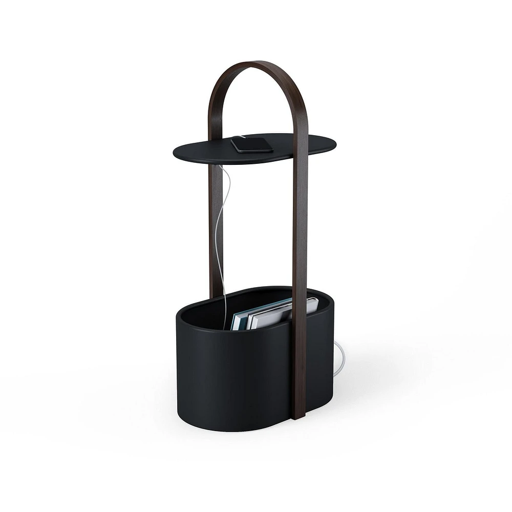 Table de rangement Umbra Bellwood, noir / noyer
