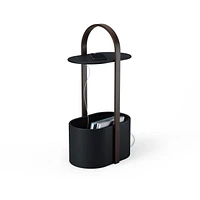 Table de rangement Umbra Bellwood, noir / noyer