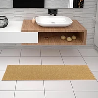 Tapis de couloir uni de la collection Oscar, 20 po x 59 po