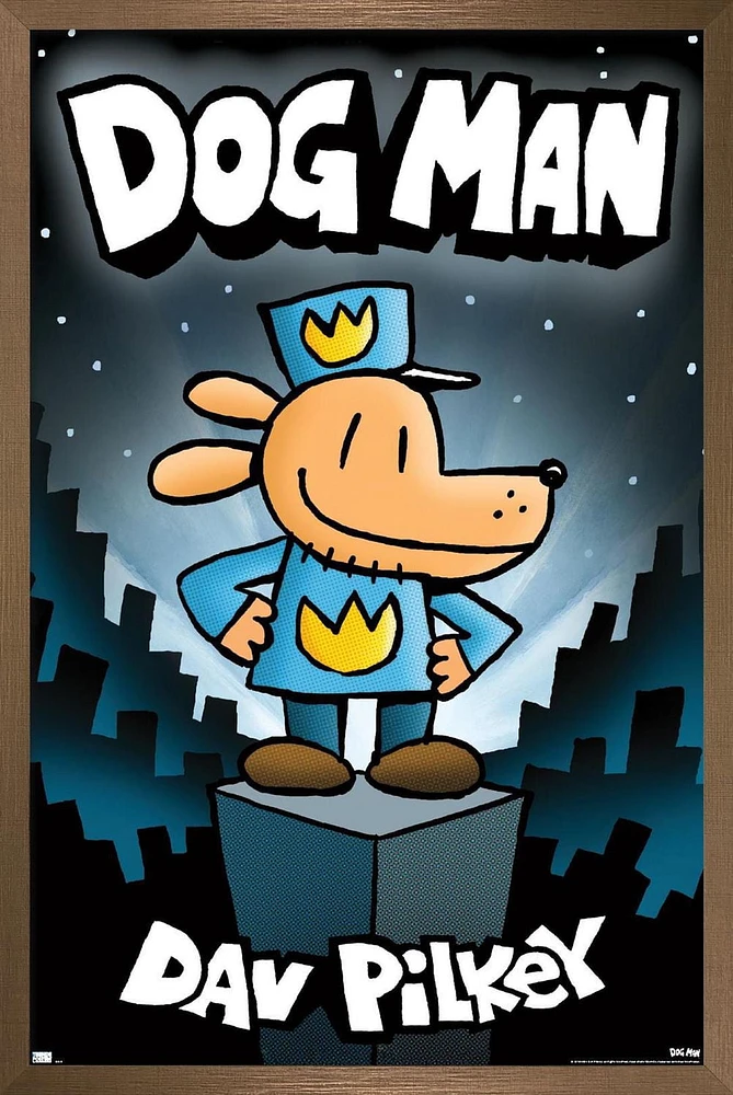 Dog Man - Book Cover (2016) Wall Poster