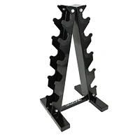 GoZone A Frame Dumbbell Rack – Black, Holds 5 pairs of dumbbells