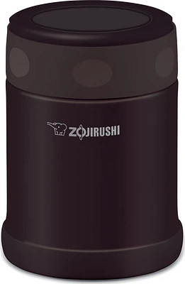 Zojirushi Vacuum Insulated Stainless Steel 12 Oz. Food Jar, Dark Brown