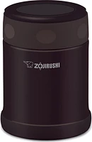 Zojirushi Vacuum Insulated Stainless Steel 12 Oz. Food Jar, Dark Brown