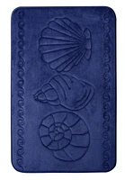 Swift Home Memory Foam Sea Shell Bath Mat