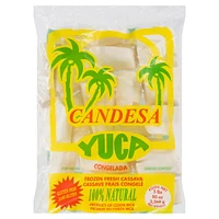 Brar's Candesa Yuca Frozen Fresh Cassava, 5 lb