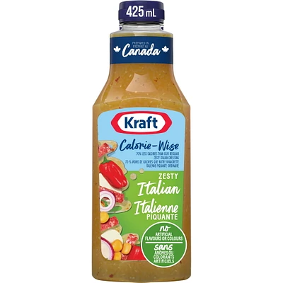 Vinaigrette Italienne Piquante Calorie-Wise, Bouteille KRAFT VIN. C-WISE ITALIENNE ZSTE 42