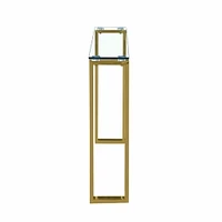 Heavenly Collection <br>Table Console en Verre en Doré