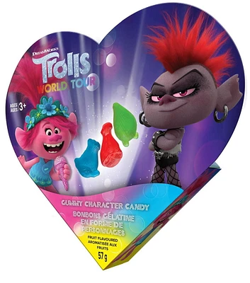 TROLLS GUMMY HEART BOX