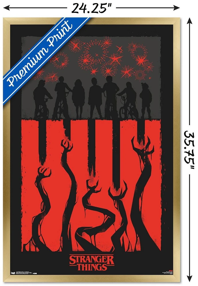 Netflix Stranger Things: Season 3 - 4Th Illustration Wall Poster, 22.375" x 34"