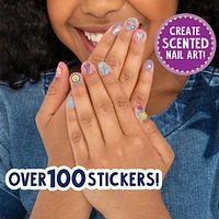 Spa vive la fête foraine 4-en-1 de Just My Style!, lot tout en un de 4 kits d’activité mode, inclut DIY brillant pour les lèvres, art des ongles, art du corps et bombes pour le bain