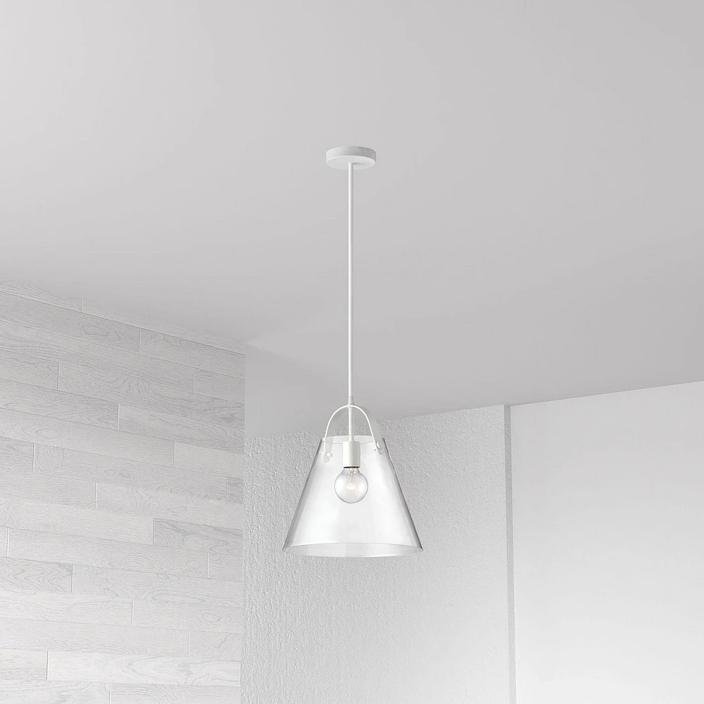 Dainolite 871P-WH Clear Pendant