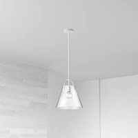 Dainolite 871P-WH Clear Pendant