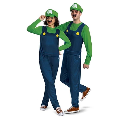Super Mario Bros. Luigi Elevated Classic Adult Costume