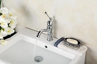American Imaginations 20.5-in. W Semi-Recessed White Bathroom Vessel Sink Set For 1 Hole Center Faucet AI-22430