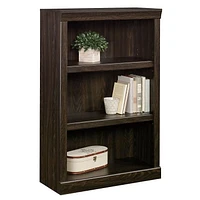 Sauder® Collection Glendale Bibliothèque 3 tablettes Finition chêne foncé, 423493