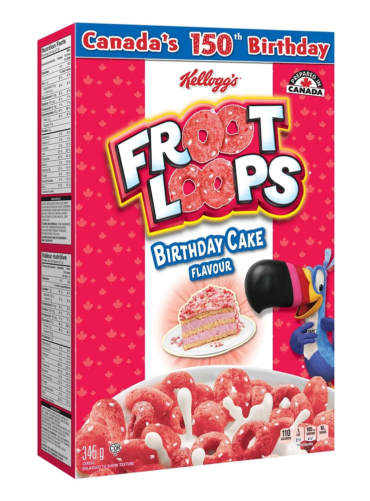 Kellogg's Froot Loops Birthday Cake Flavour, 345g