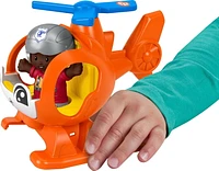 Fisher-Price – Little People – Hélicoptère et figurine Pilote