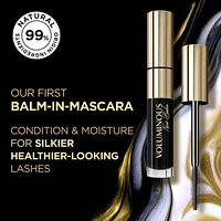 L'Oréal Paris Mascara Voluminous Noir Balm, Volumisant, Soignant, Volume Défini Instantané, Noir, 0.26 fl. oz. Mascara volumisant
