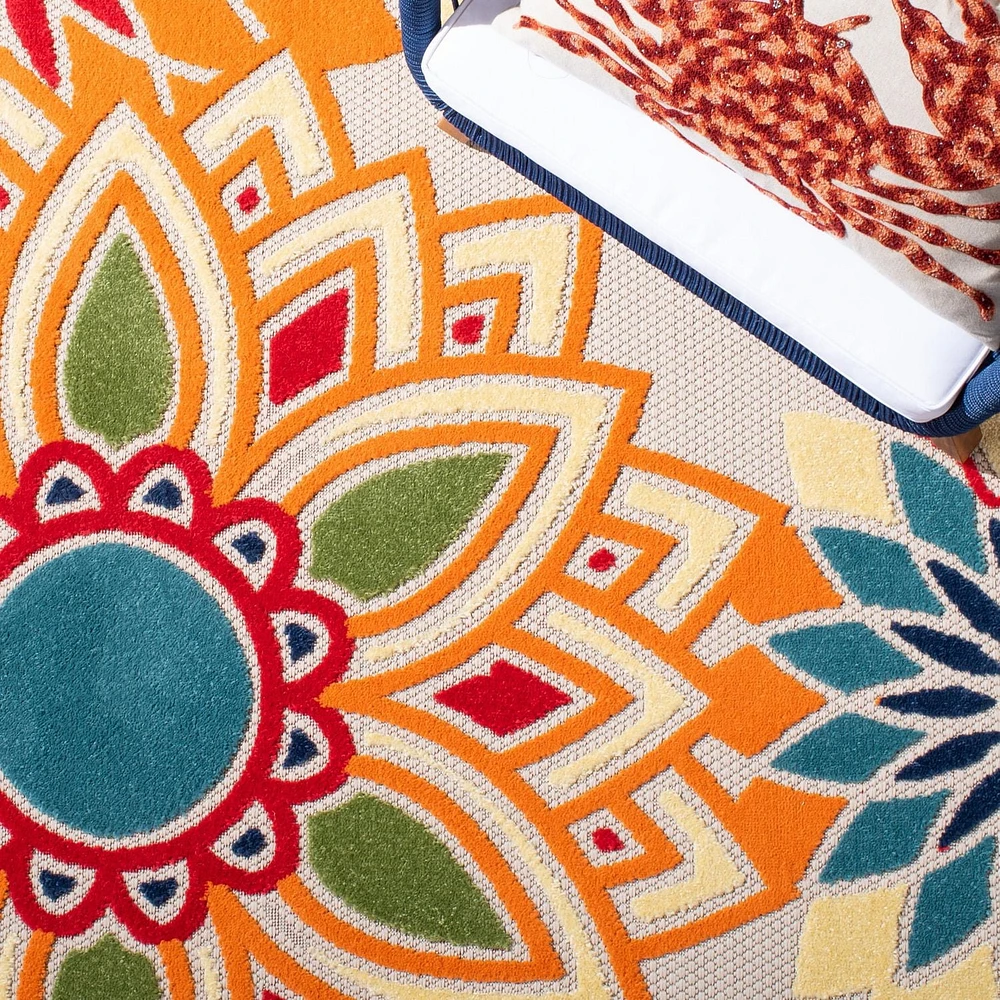 Safavieh Cabana Quincy Floral Outdoor Area Rug