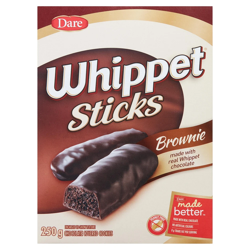 Whippet bâtonnets Brownie, Dare 250g