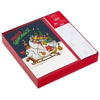 Boîte de cartes de Noël, Connections from Hallmark, Dr. Seuss « Merry Grinchmas », paquet de 20 cartes