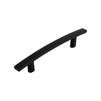 Era Arched Pull 2-Pack Black, 5.90 x 0.41 x 1.29 in