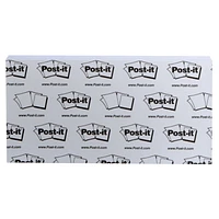 Post-it® Printed Notes, List Note, Blue, 2.9in x 5.7in (73mm x 144mm)