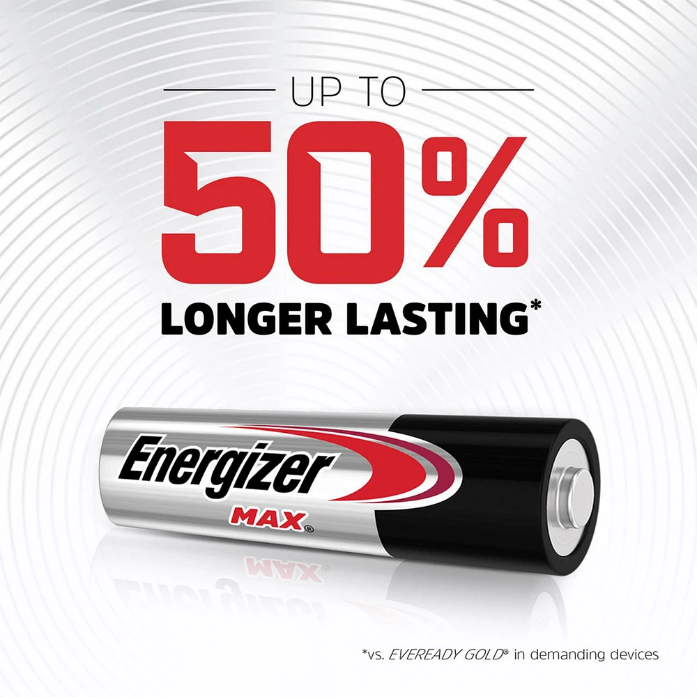 Energizer MAX AA Batteries (38 Pack), Double A Alkaline Batteries, Pack of 38 batteries