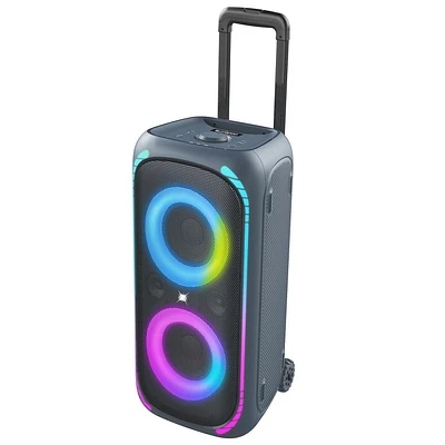 onn. Bluetooth Wireless Party Speaker with Multicolour LED Lighting, 12 Hours Playtime