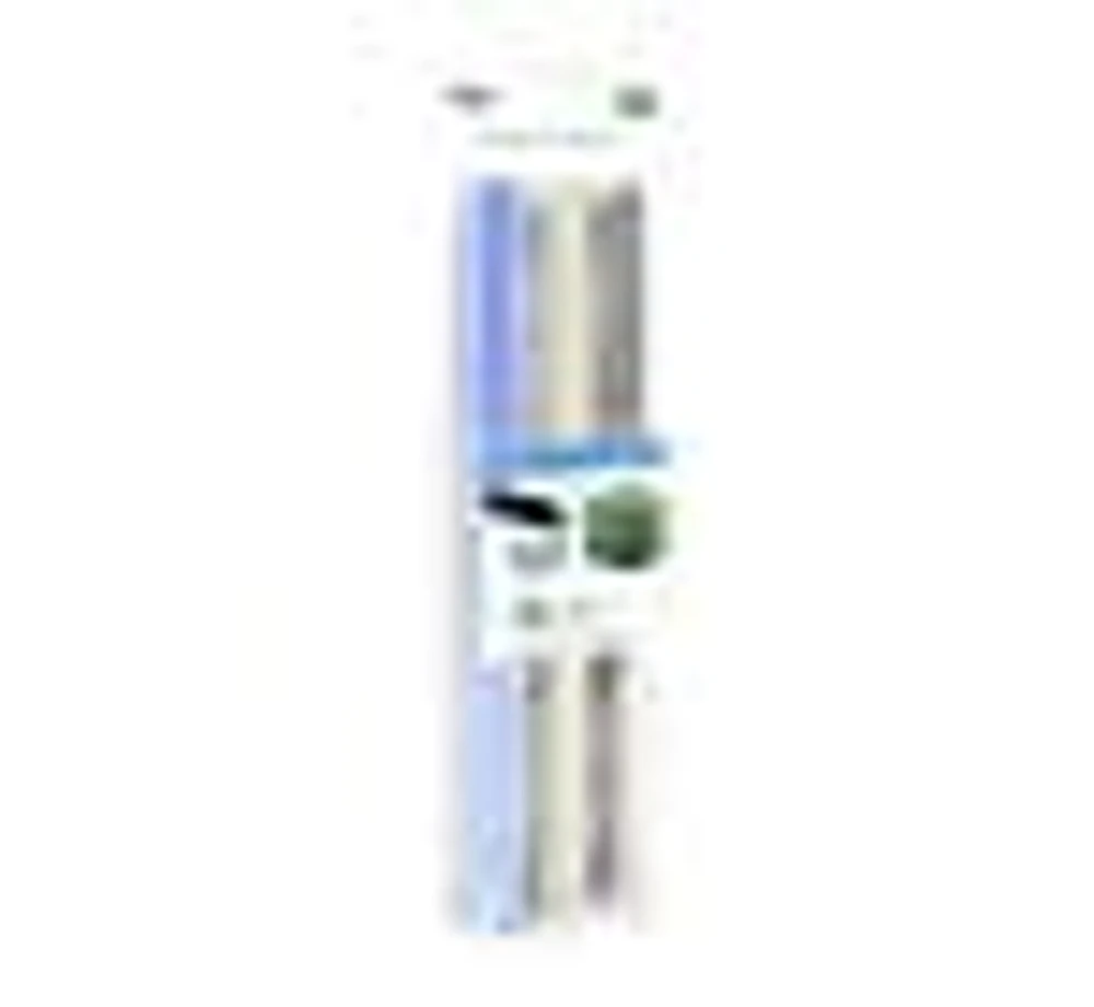 3Doodler Create+ PLA Plastic Refill Kit - Bleu/Clear/Blanc - 75 Pack
