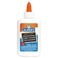 Colle scolaire liquide Elmer's, lavable, idéale pour faire du slime, 120 ml Colle d'école lavable