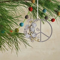 Décoration Hallmark de Noël (Signe de la paix, Signature, en métal)