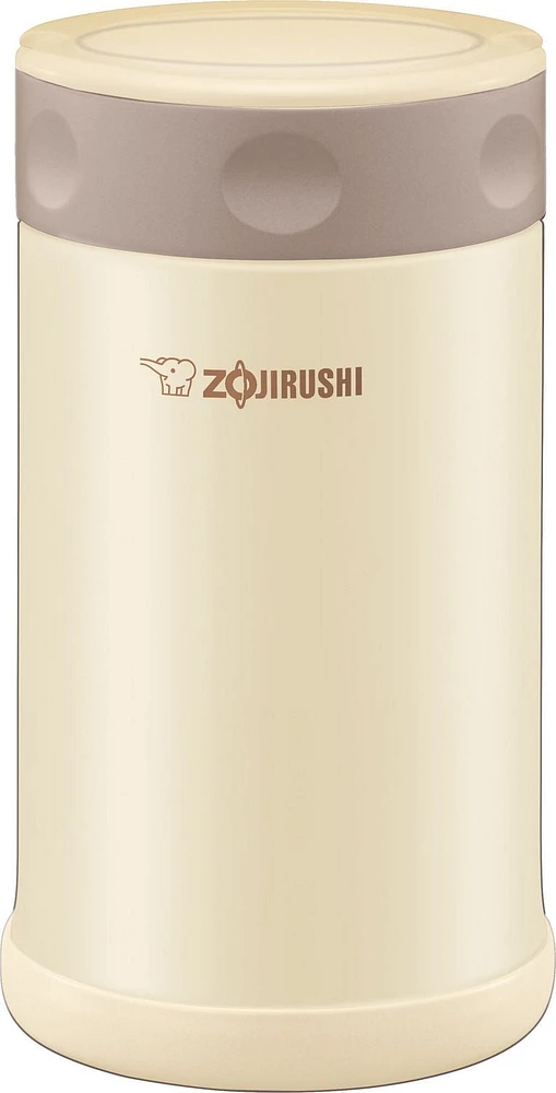 Zojirushi Vacuum Insulated Stainless Steel 25 Oz. Food Jar, Cream