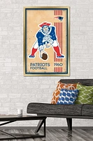 NFL New England Patriots - Retro Logo 14 Wall Poster