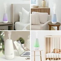 Humidificateur silencieux 3 en 1 Pure Enrichment - Veilleuse à couleur changeante et diffuseur d'huiles essentielles
