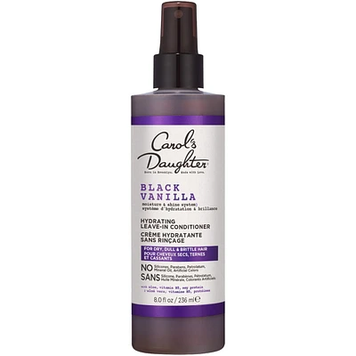 Carol's Daughter Black Vanilla Crème sans rinçage Hydratant et Démêlant avec Vitamine B5 et Aloe, 8fl oz Après-Shampooing Sans Rinçage