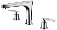 American Imaginations 19.5-in. W Oval Bathroom Undermount Sink Set In White - Chrome Hardware AI-26609