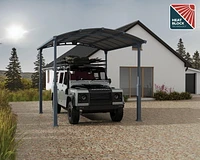 CANOPIA par PALRAM Alpine 12 ft. x 14 ft. Carport Kit - Grey - RV, Car and Boat Shelter