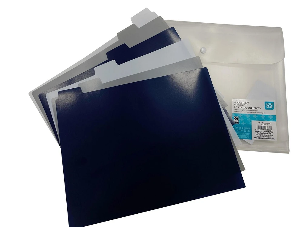 PEN+GEAR Porte Documents Poly Taille: 12,28 * 10,23 * 0,23"