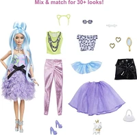 Barbie-Coffret Poupée Barbie® Extra et Accessoires pour + de 30 looks