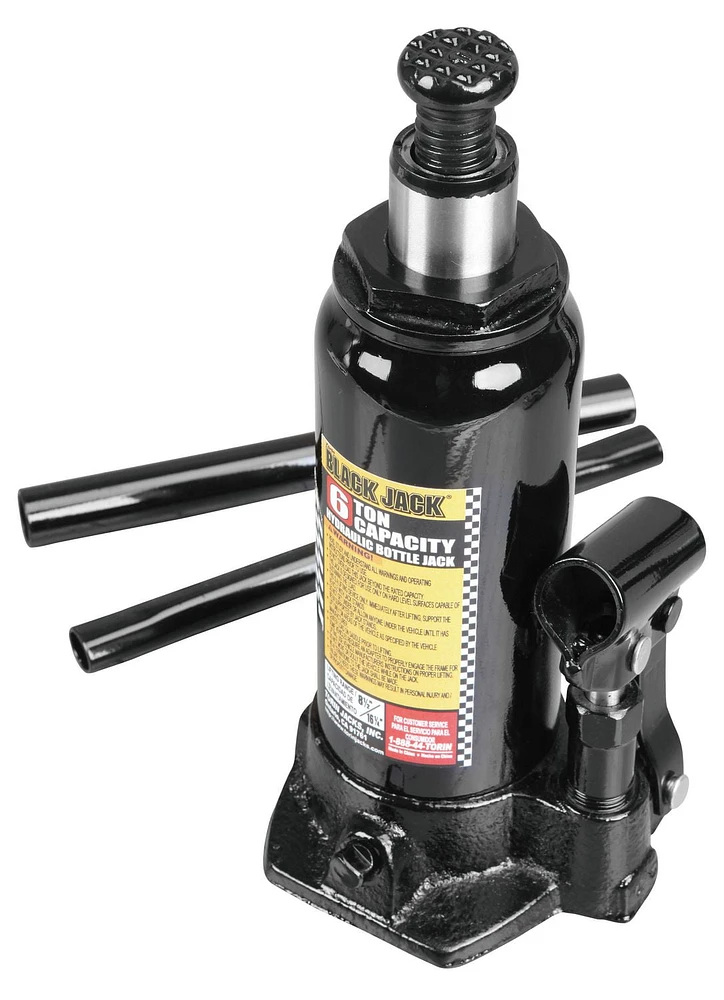 Cric-bouteille hydraulique de 6 Tonnes par Black Jack 6 Tonnes Cric-bouteille