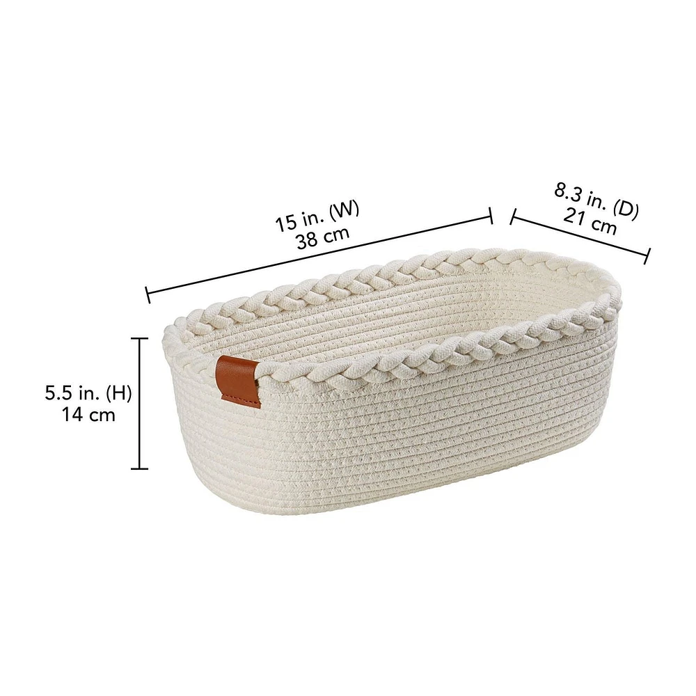 Rangement décoratif HOMETRENDS 38 cm l x 21 cm P x 14 cm H