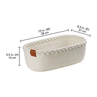 Rangement décoratif HOMETRENDS 38 cm l x 21 cm P x 14 cm H