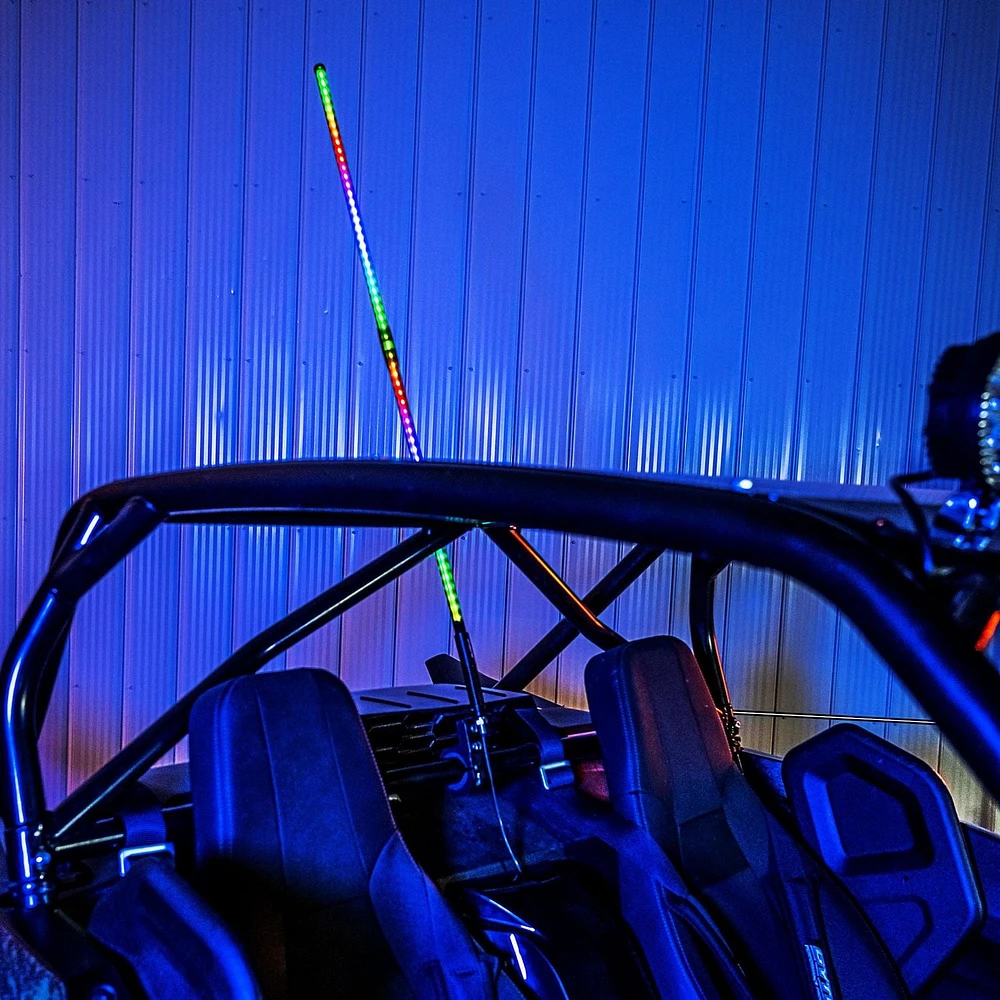 Alpena BriteWhip LED Flo Buggy Whip Rainbow Pole Light