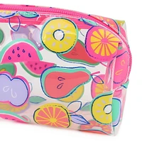 Pen + Gear Clear Fashion Pencil Pouch with Mixed Fruit Print